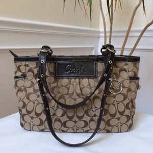 Like new Coach Signature gallery tote bag F14281